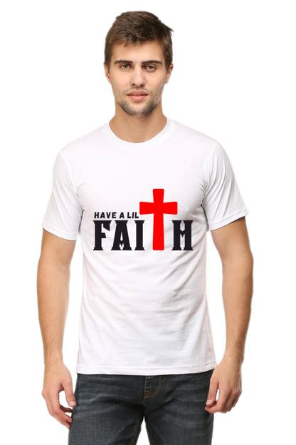 Faith Round Neck Classic T-shirt (L, DTF)